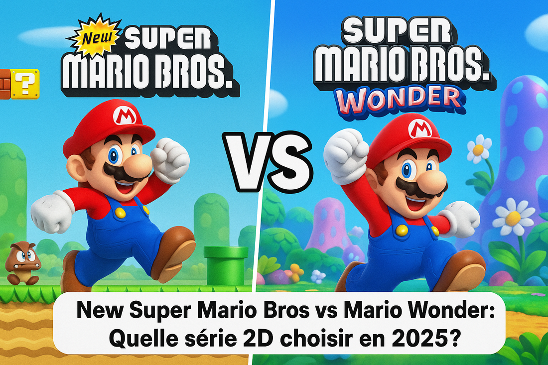 New Super Mario Bros vs Mario Wonder : Quelle série 2D choisir en 2025 ?