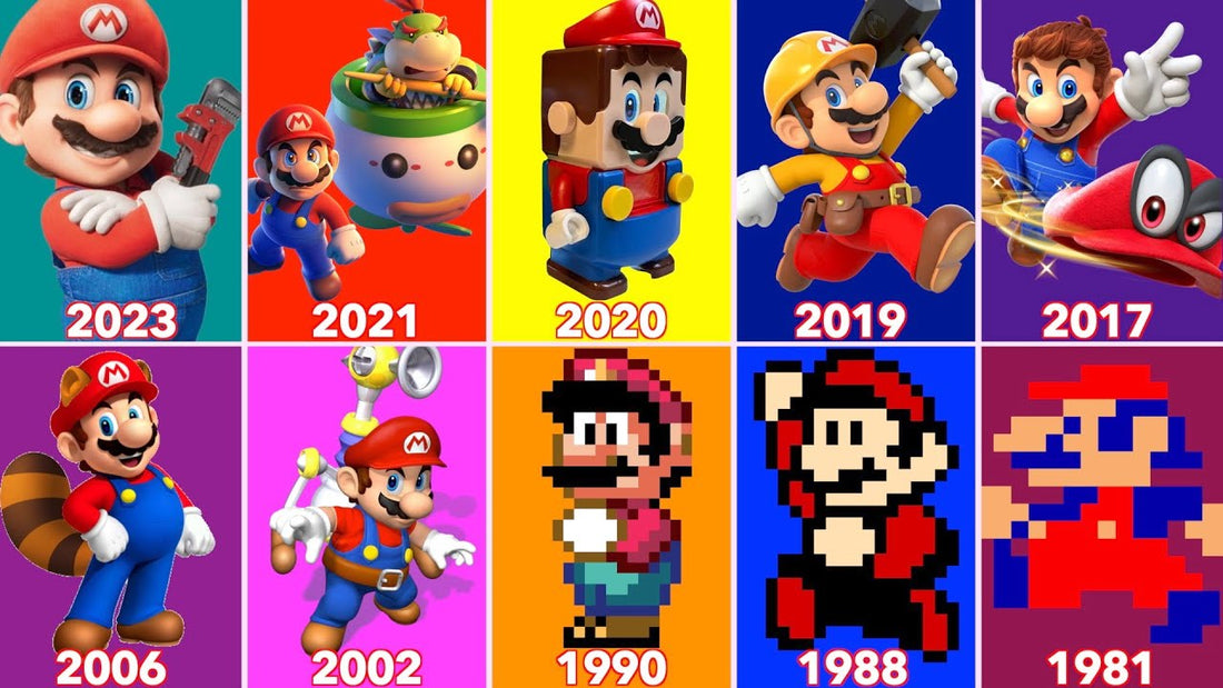 Les transformations de Mario : Chronologie des plus célèbres métamorphoses