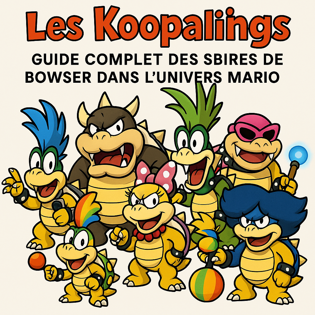 Les Koopalings : Guide Complet des Sbires de Bowser dans l'Univers Mario