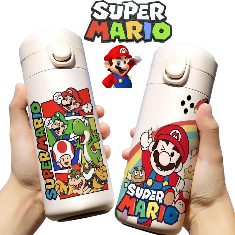 Gourde Isotherme Mario Tanooki Blanc