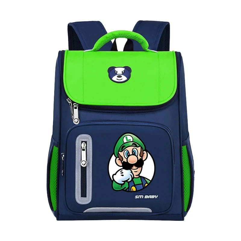 Cartable Mario Vert - Luigi