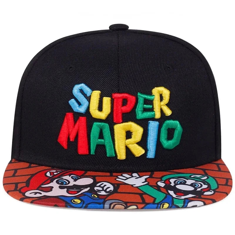 Casquette avec inscription "Super Mario"