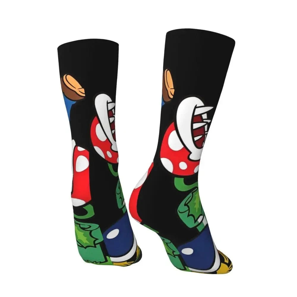 Chaussette Mario - Plante Piranha