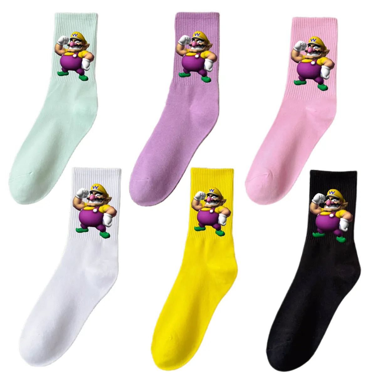 Chaussette Mario - Wario