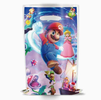 Décoration Anniversaire Mario - 10 Sacs Cadeaux