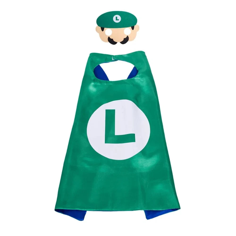 Déguisement Mario - Masque et Cape Luigi