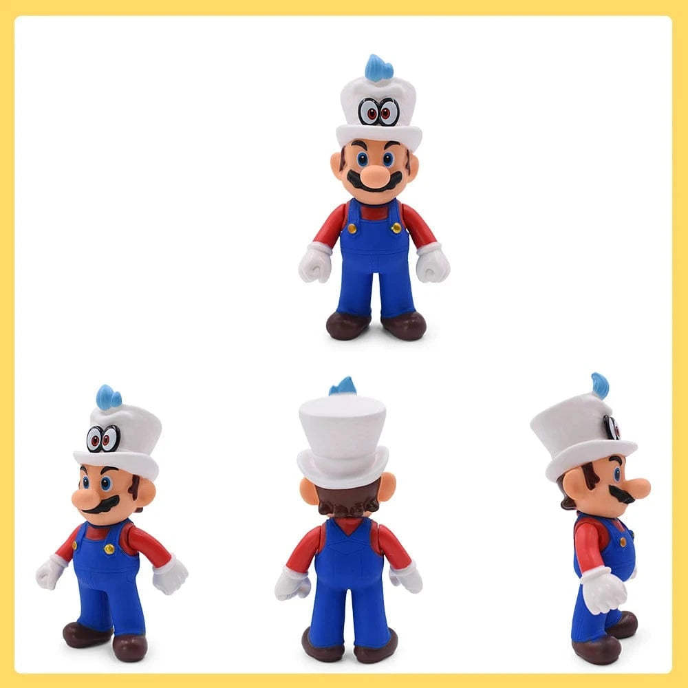 Figurine Mario avec Chapiforme - 12cm