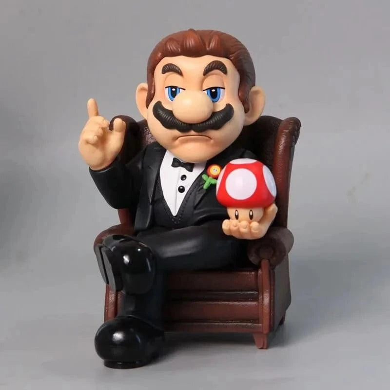 Figurine Mario - "Godfather" Le Parrain - 16cm