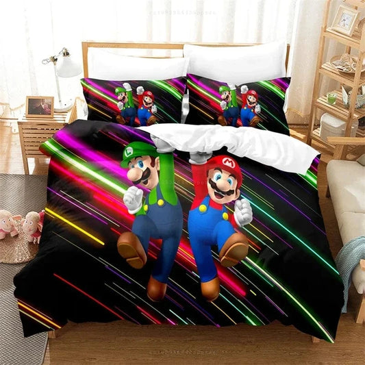 Housse de Couette Mario et Luigi