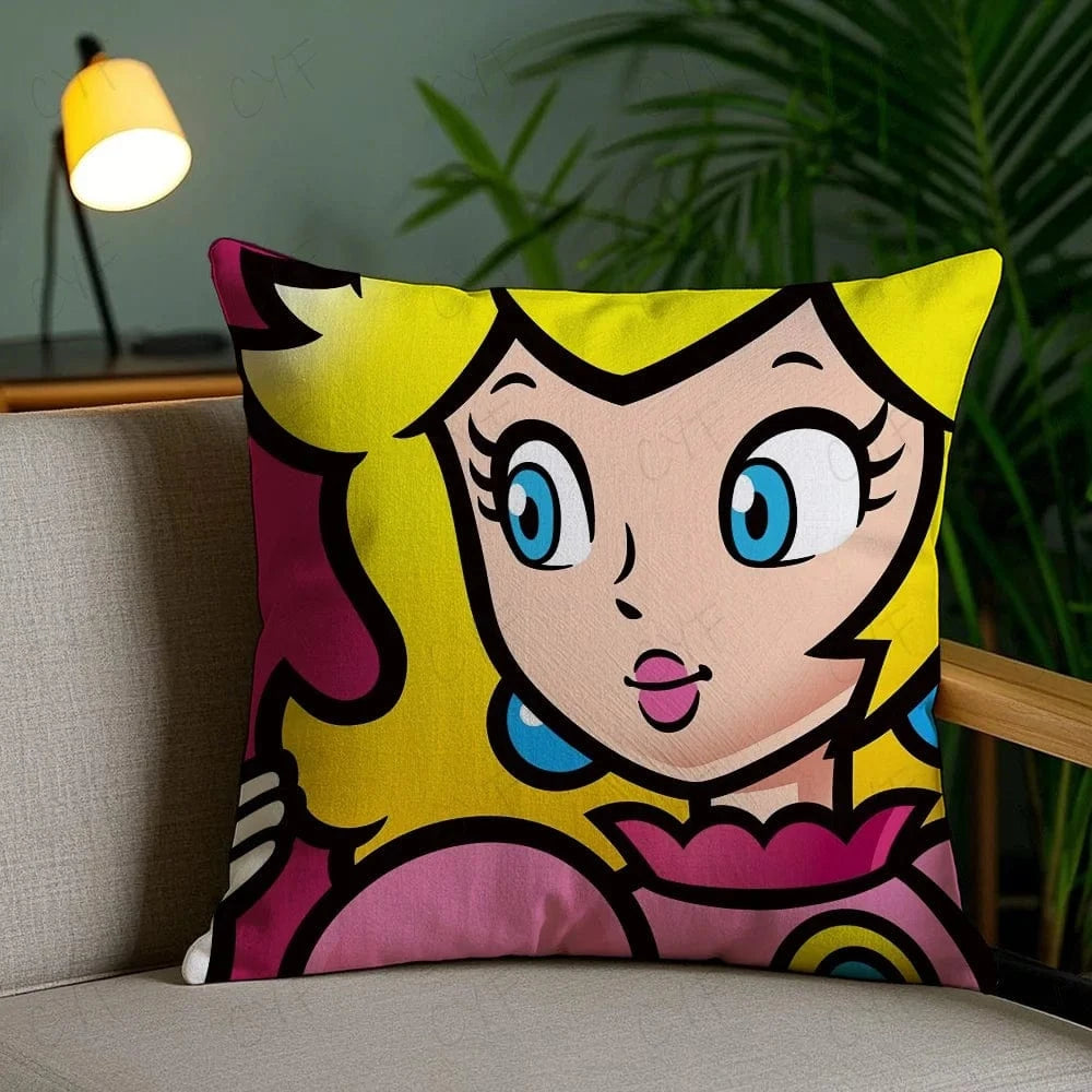 Housse de Coussin Mario - Princesse Peach