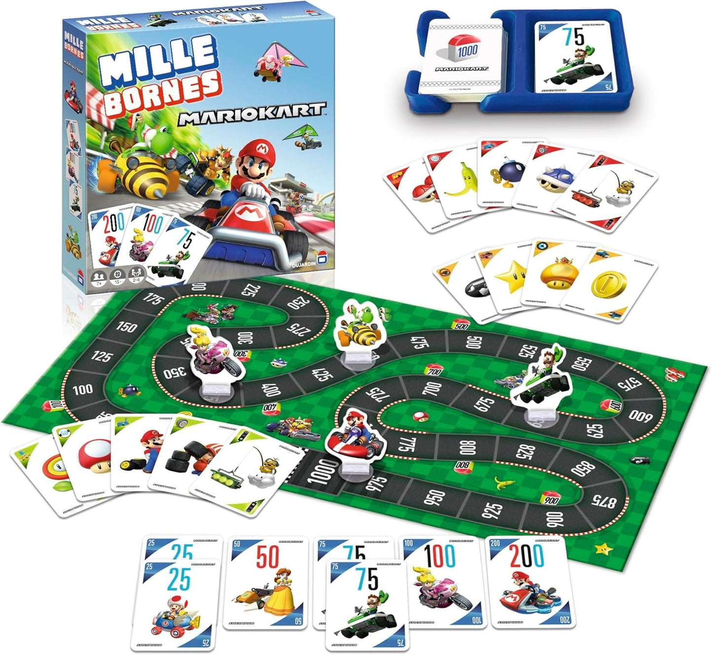 Jeu de Societe - Mille Bornes Mario Kart
