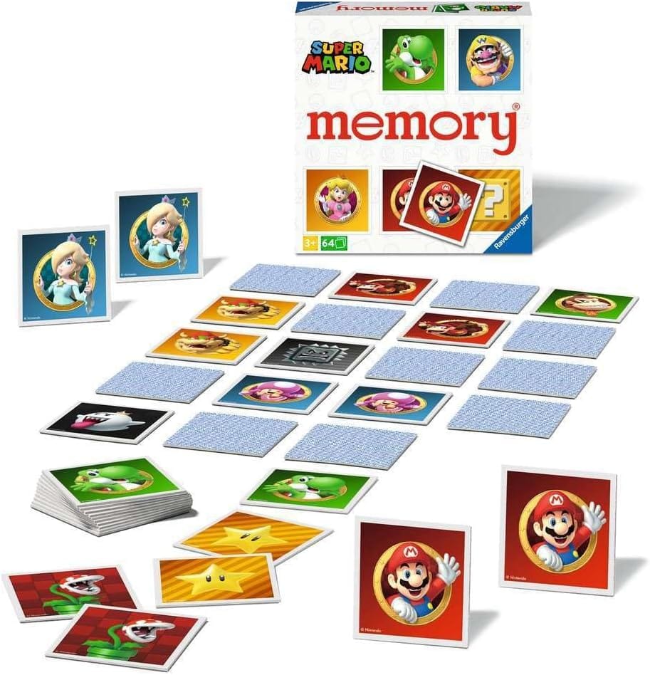 Jeu de Societe Super Mario - Memory