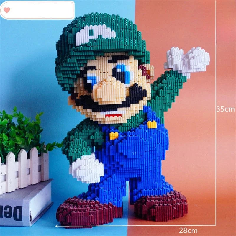 Lego Géant Mario - Luigi - 8550 Pièces - 35cm