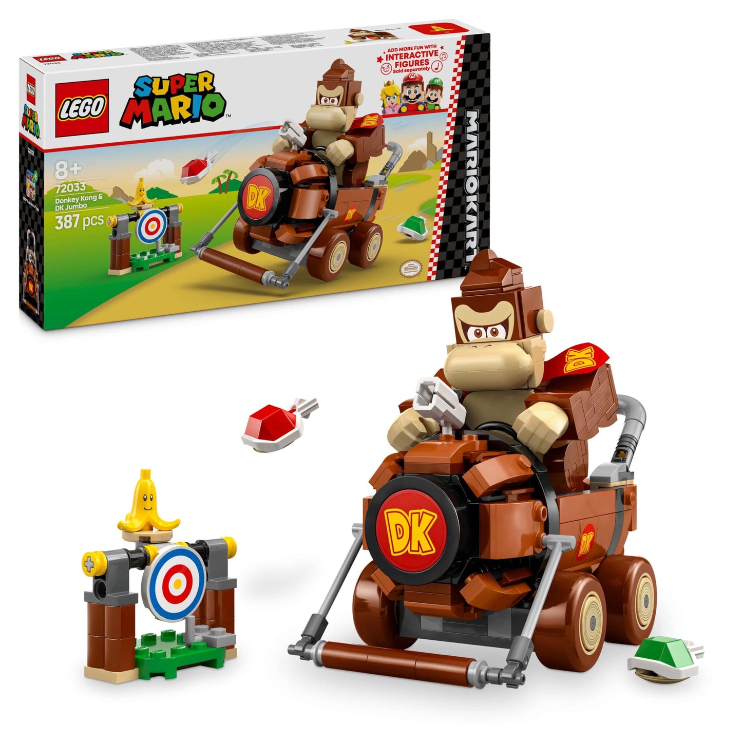 Lego Super Mario - Mario Kart Donkey Kong et DK Jumbo