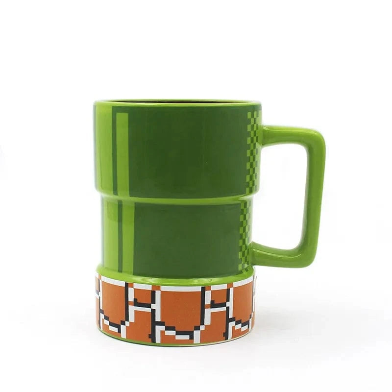 Mug Mario - Tuyau Vert Effet Pixel