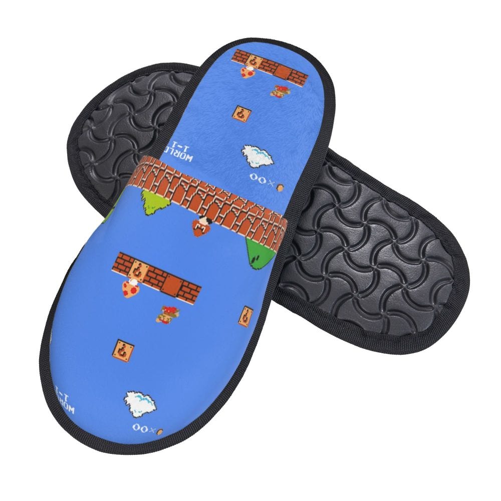 Pantoufle Jeu Vidéo Super Mario Bros - Rétro Gaming
