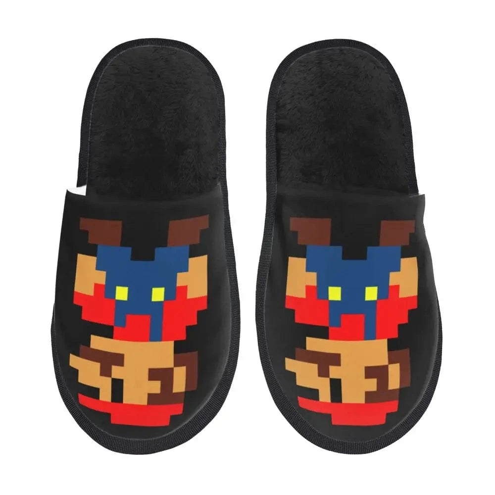 Pantoufle Super Mario Effet Pixel Rétro