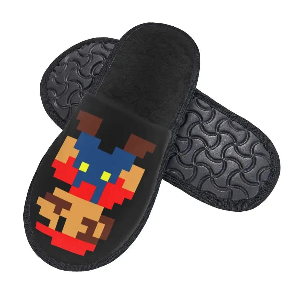 Pantoufle Super Mario Effet Pixel Rétro
