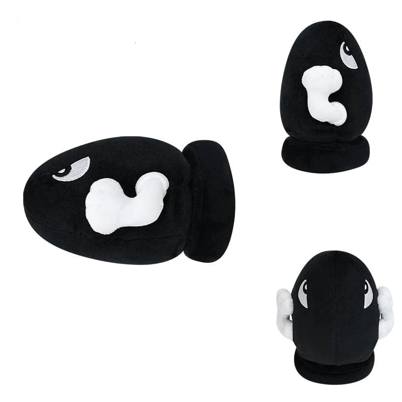 Peluche Mario - Fusée "Bullet Bill" - 17cm