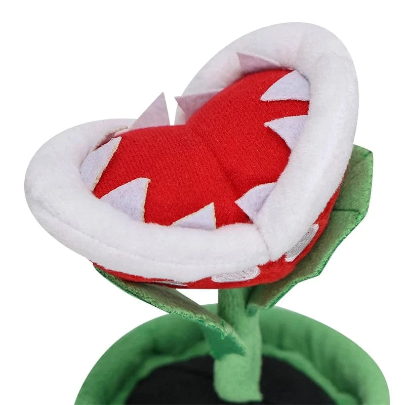 Peluche Mario - Plante Piranha Carnivore - 24cm