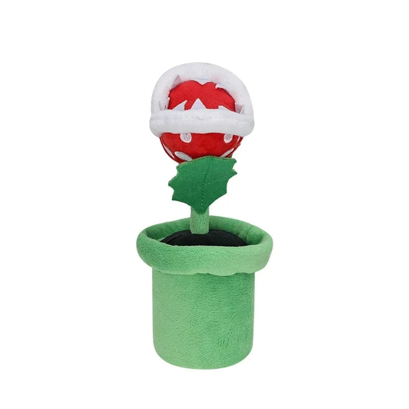 Peluche Mario - Plante Piranha Carnivore - 24cm