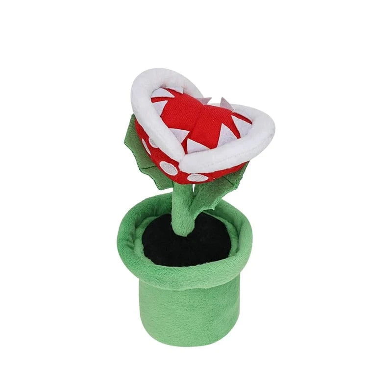 Peluche Mario - Plante Piranha Carnivore - 24cm