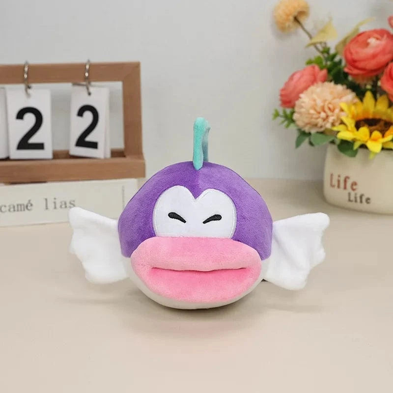 Peluche Mario - Poisson Violet "Cheep Chomp" - 14cm