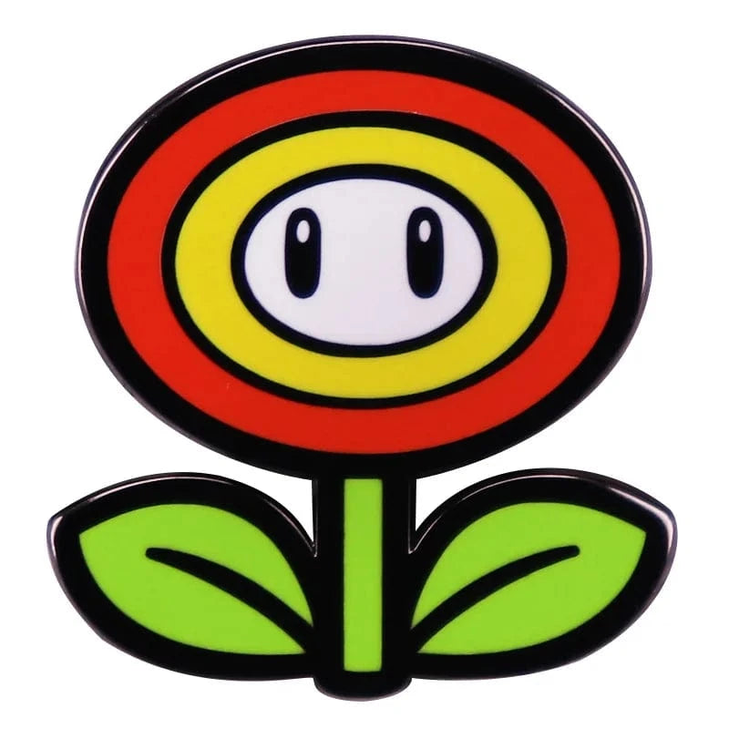 Pin's Mario - Fleur de Feu