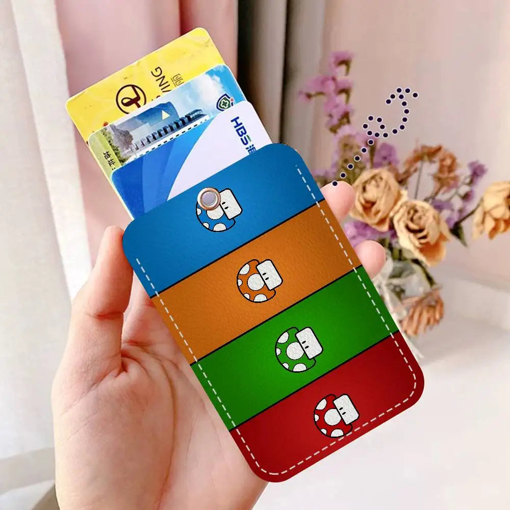 Porte-Cartes Mario - Bandes de Champignons