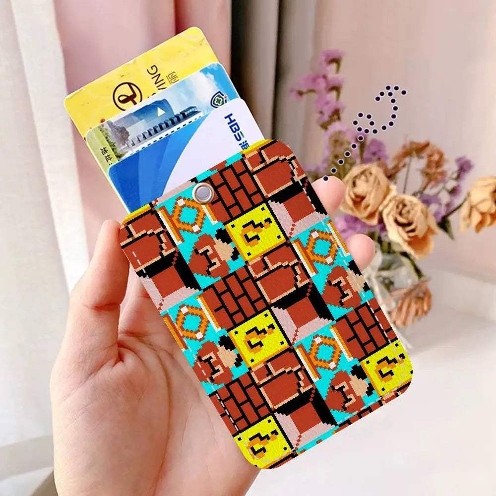Porte-Cartes Mario - Briques et Blocs Mystère