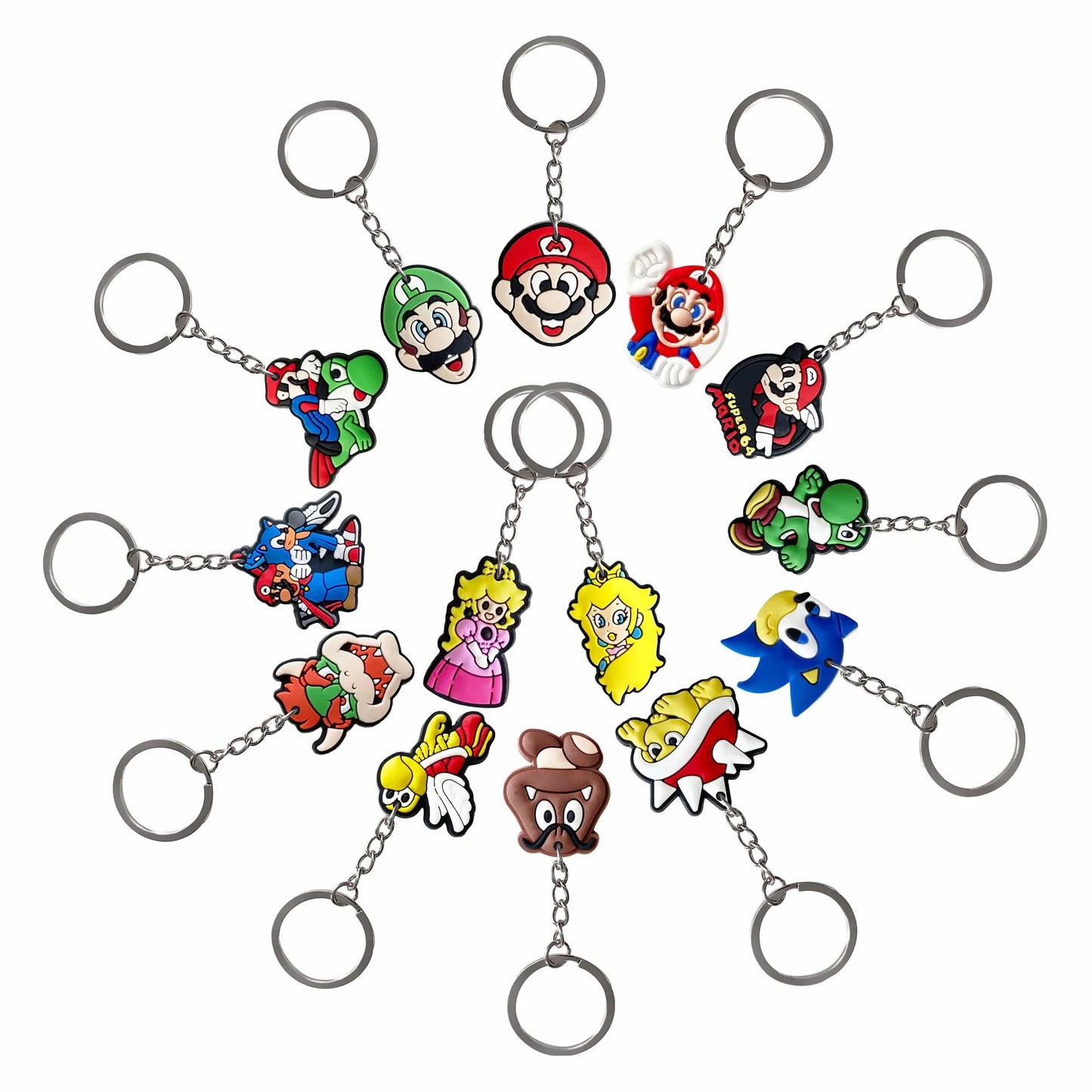 Porte-Clé Mario - Princesse Peach