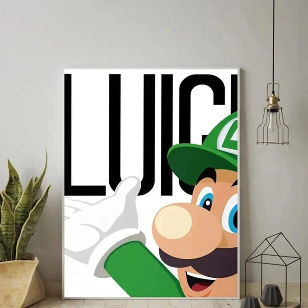 Poster Luigi - Frère de Mario
