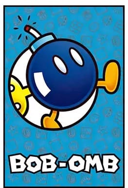 Poster Mario - Bob-omb