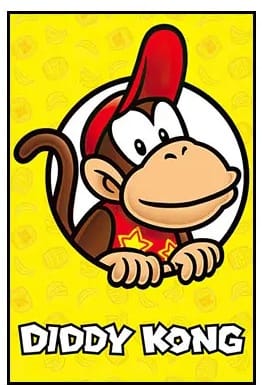 Poster Mario - Diddy Kong