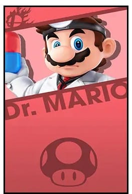 Poster Mario - Dr. Mario Carte de Collection