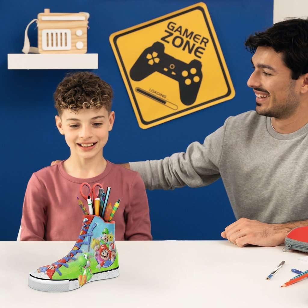 Puzzle Mario 3D - en Forme de Chaussure