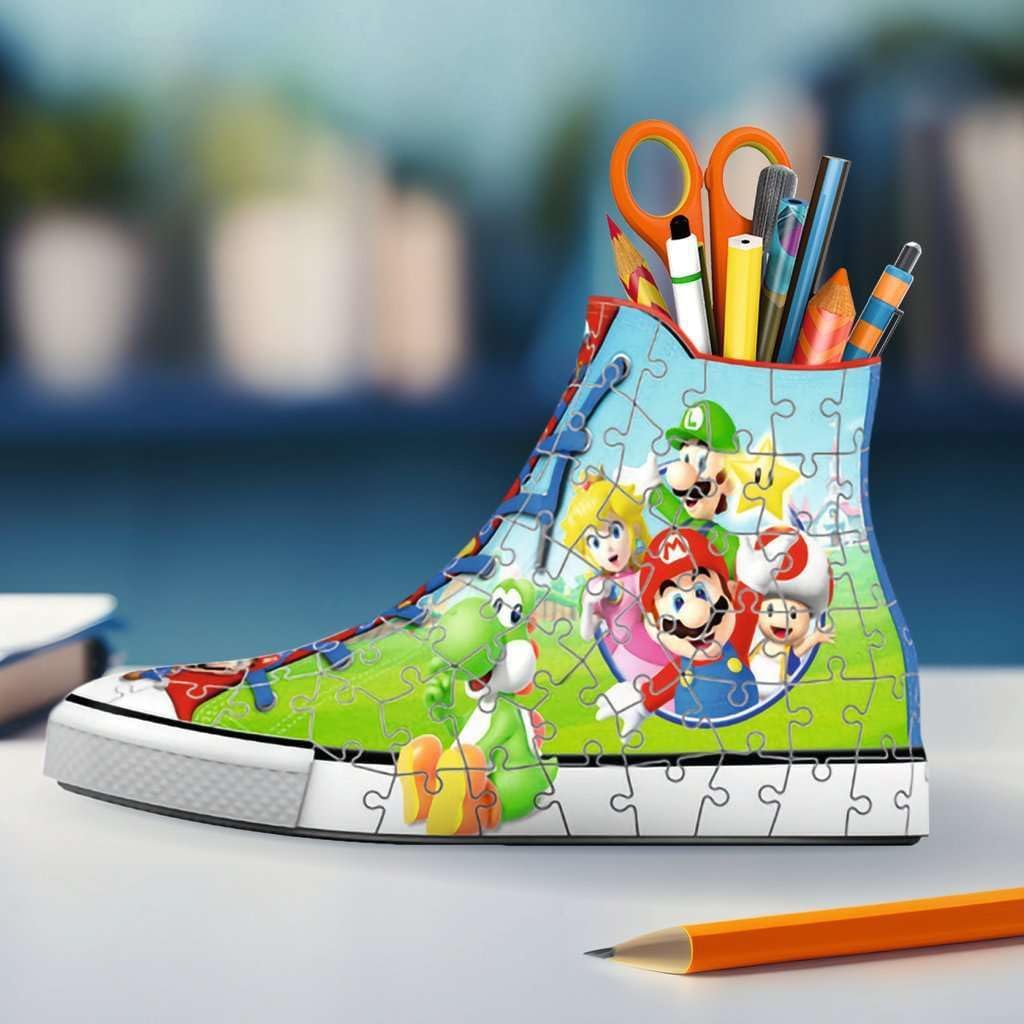 Puzzle Mario 3D - en Forme de Chaussure