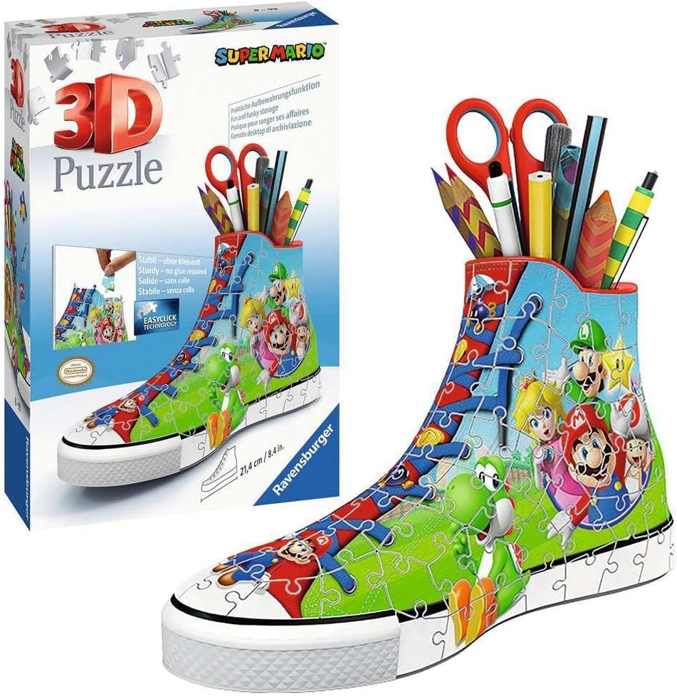 Puzzle Mario 3D - en Forme de Chaussure