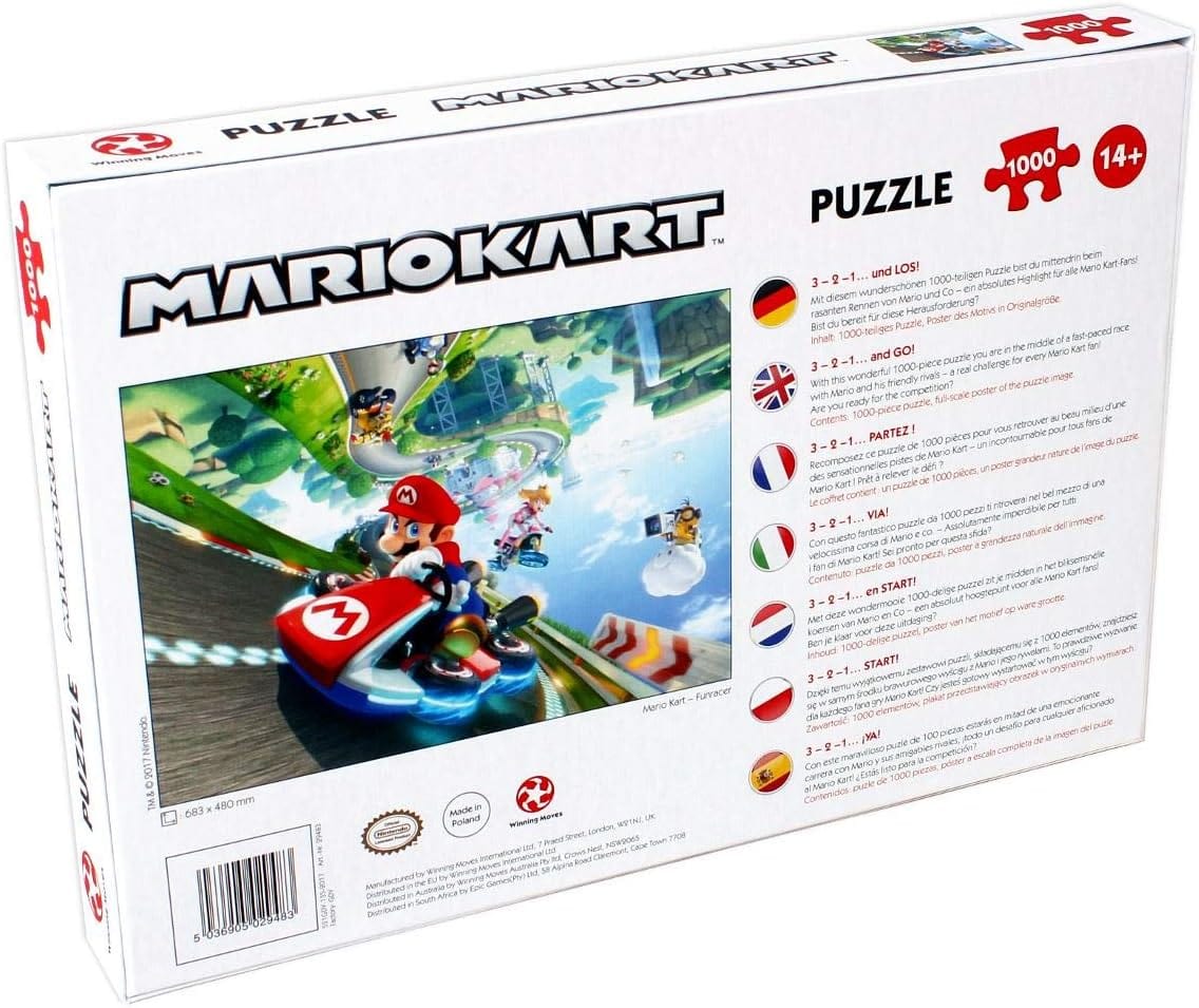 Puzzle Mario Kart "Funracer" - 1000 Pièces