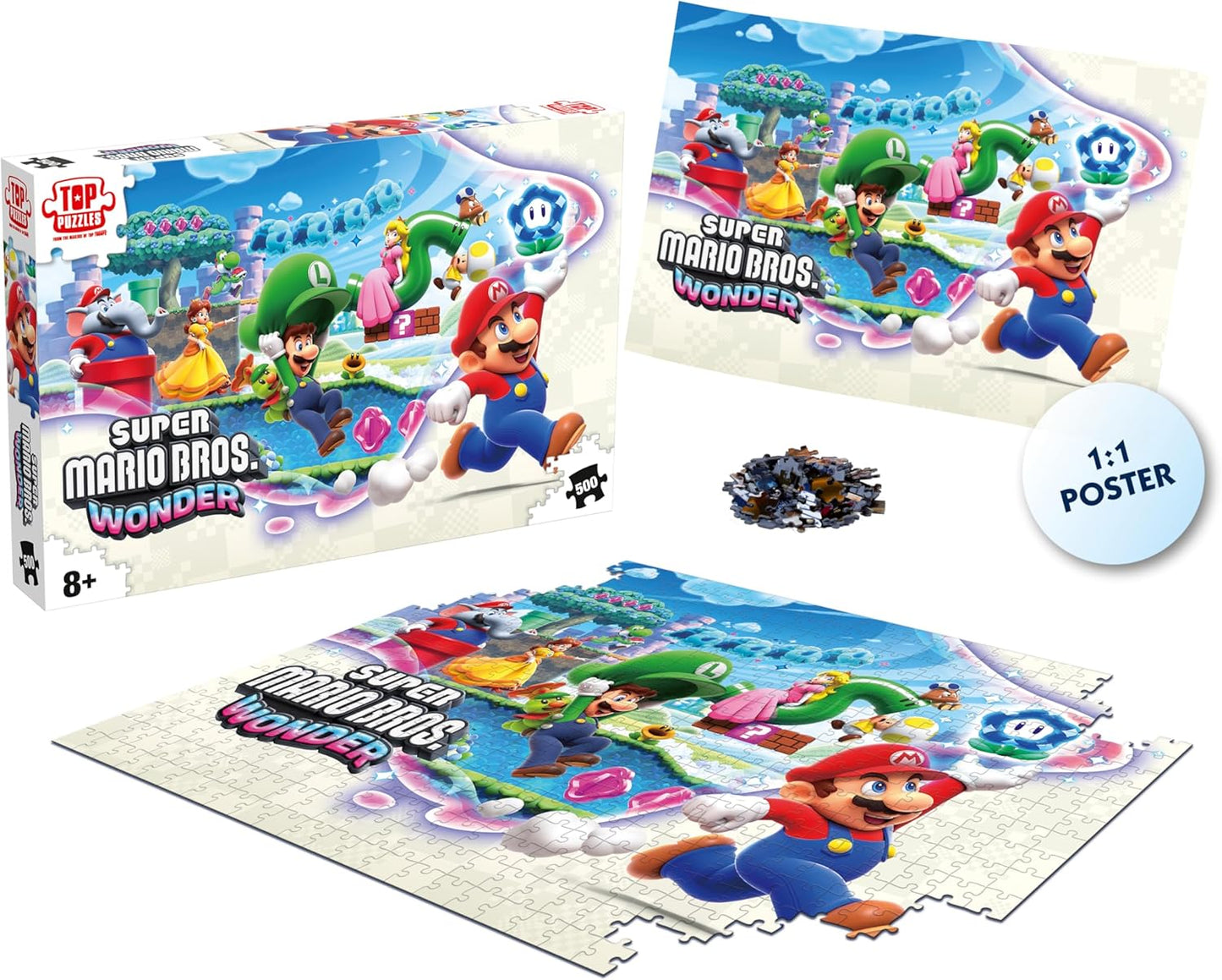 Puzzle Super Mario Bros "Wonder" - 500 Pièces