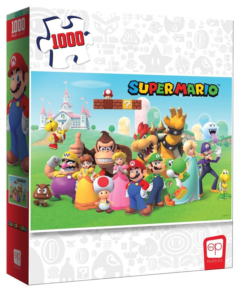Puzzle Super Mario - Royaume Champignon - 1000 Pièces