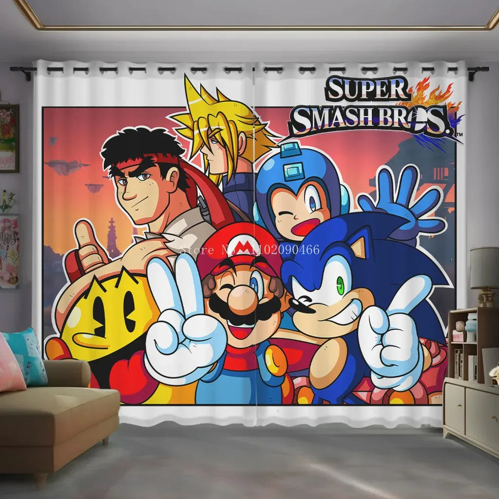 Rideau Mario - Super Smash Bros