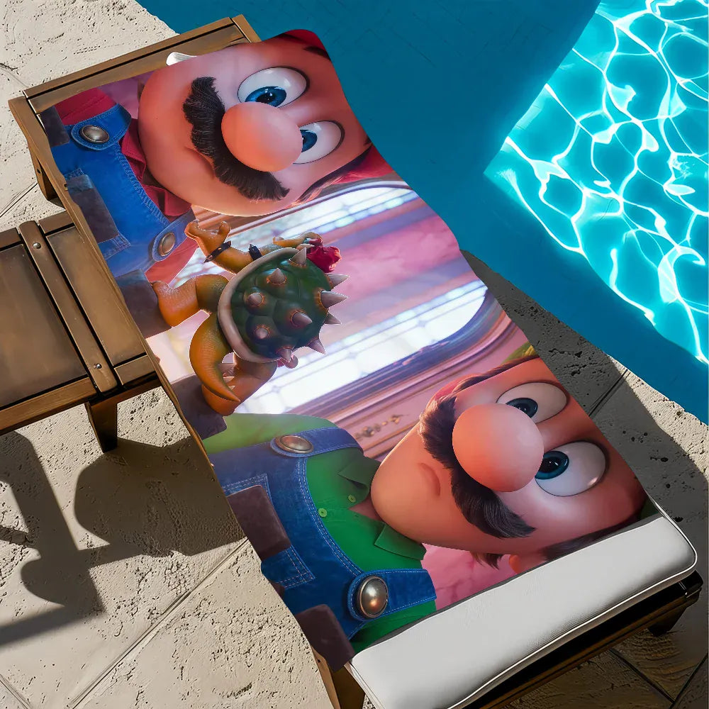 Serviette de Plage Mario - Mario, Bowser et Luigi du Film
