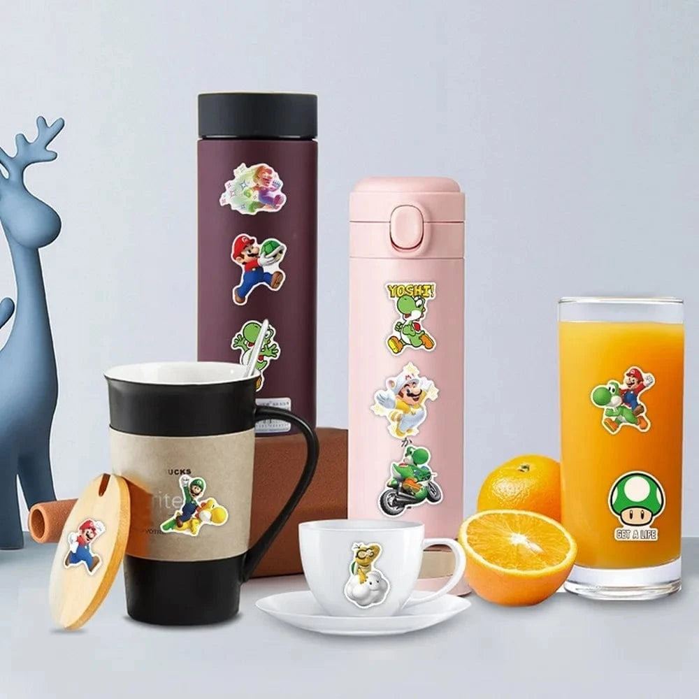 Set de 100 Autocollants Mario