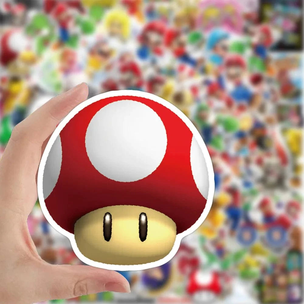 Set de 50 Autocollants Mario