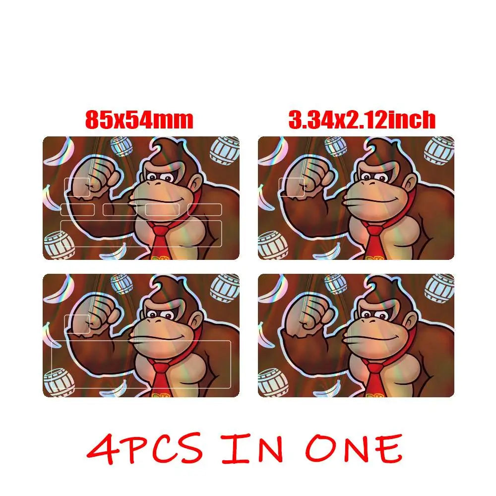 Sticker Carte Bancaire Mario - Donkey Kong