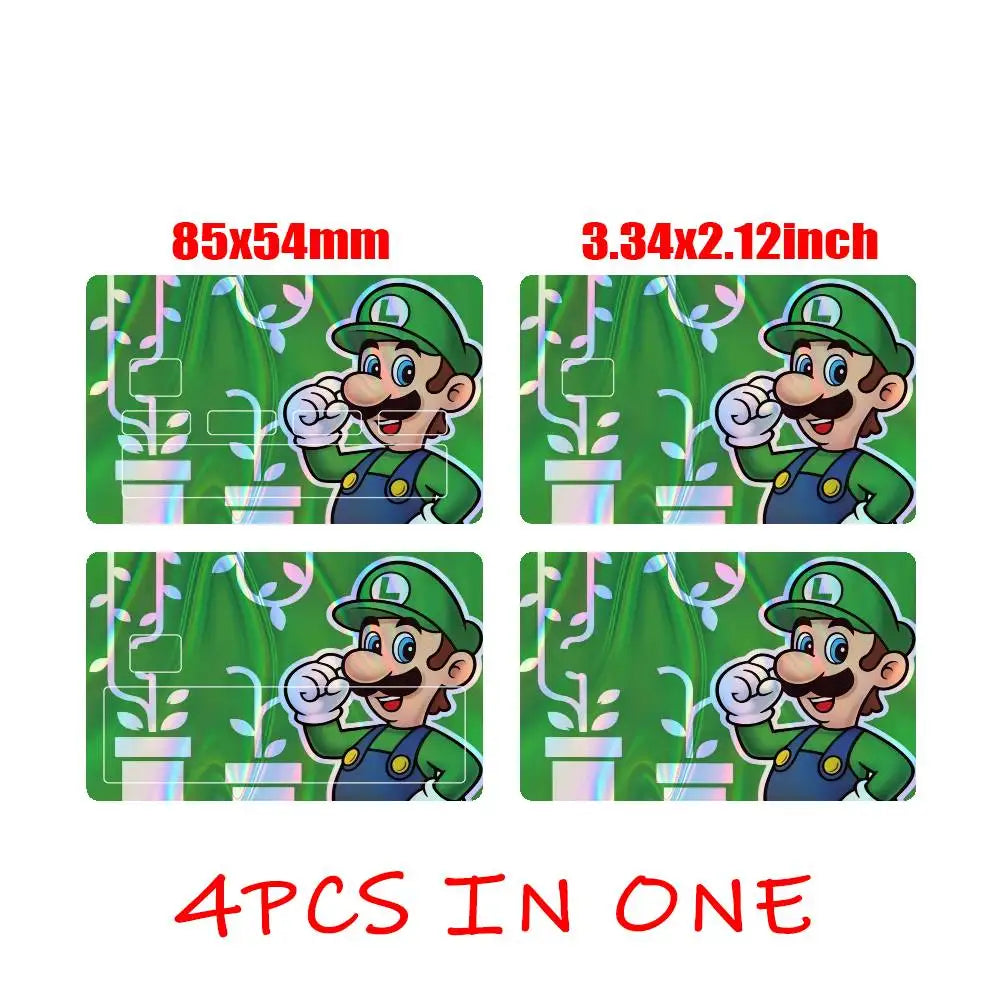Sticker Carte Bancaire Mario - Luigi