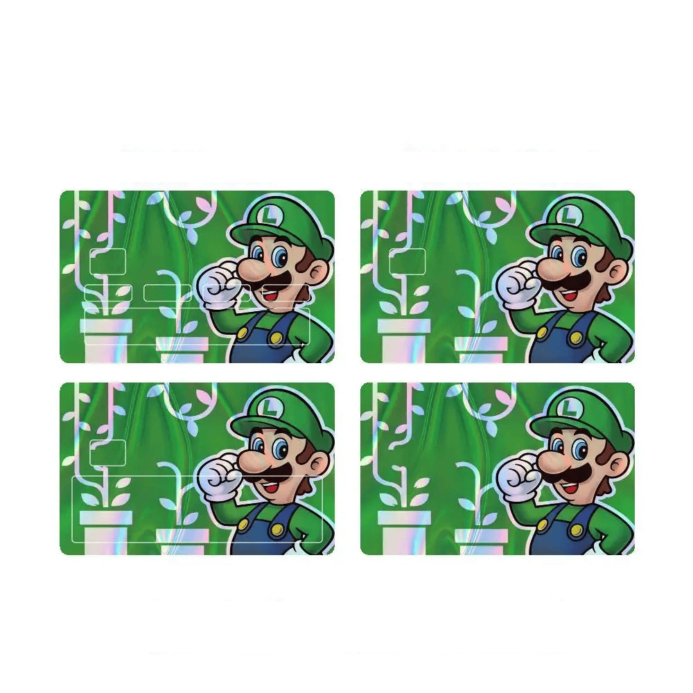 Sticker Carte Bancaire Mario - Luigi