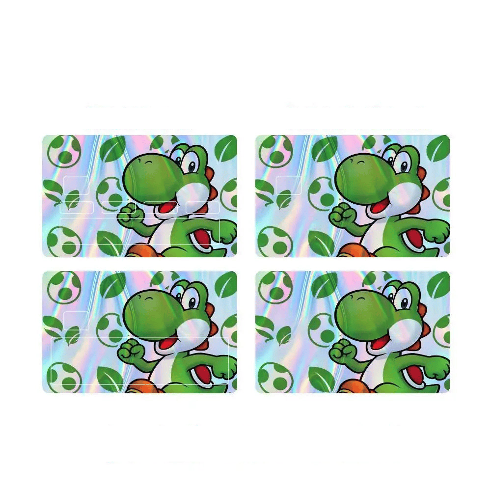 Sticker Carte Bancaire Mario - Yoshi
