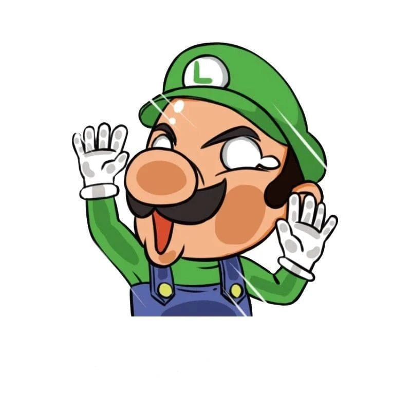 Sticker pour Voiture - Frères Mario et Luigi